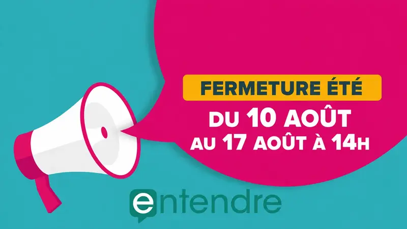 🌞 FERMETURE ESTIVALE 🌞